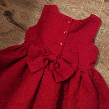 Bohaté slavnostní šaty s mašlí, primark,104