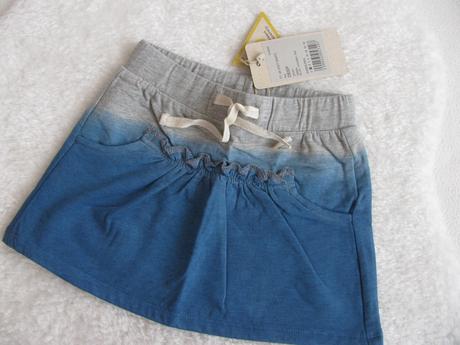 Perfektní bavlněná modro šedá sukně, house,104