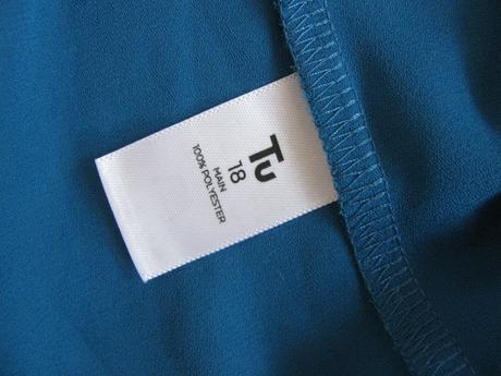 Dámská letní modrá halenka, tu,46