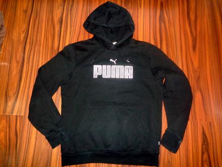 Černá bavlněná mikina puma, puma,s