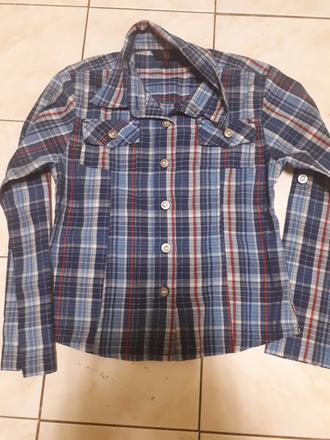 Kostkovaná košile, 128