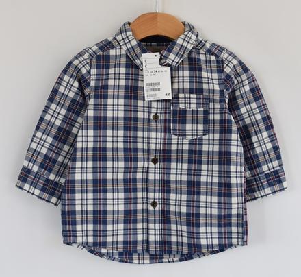 Košile vel. 6 - 9 m, h&m,74