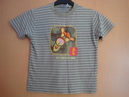 Tričko tygřík - proužkované, disney,140