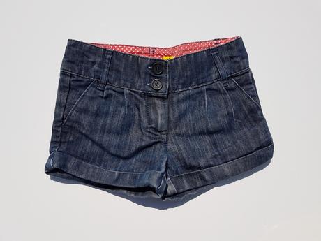 G496	dívčí riflové kraťasy vel. 110, next,110