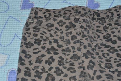 Legínky ham, s gepardím vzorem, džegíny, kapsičky, h&m,116