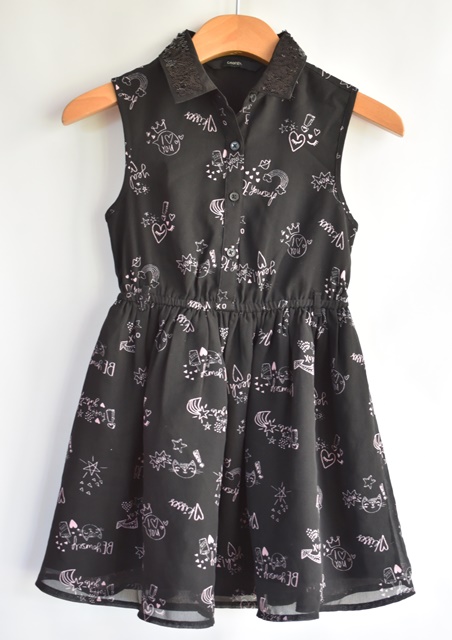 Šaty vel. 5 - 6 let, george,116