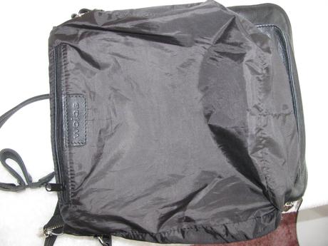 Černá dámská kožená crossbody kabelka wojas, wojas