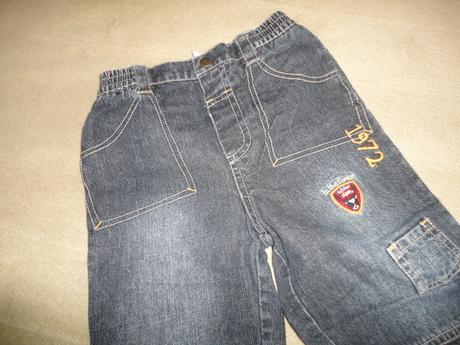 Jako nové vypodložené riflíky c+a, vel. 12-18 měs., c&a,86