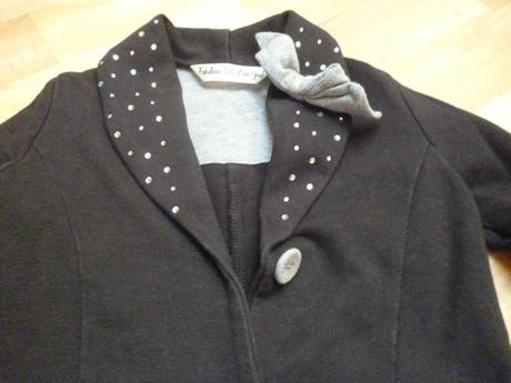 Bavlněné sako s kamínky vel. 3, 98