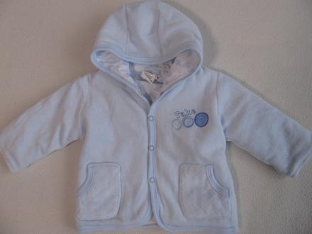 Sametková mikina s kapucí-little fella, 68