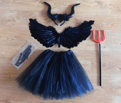 Dámský kostým černého ďábla vel.12+,