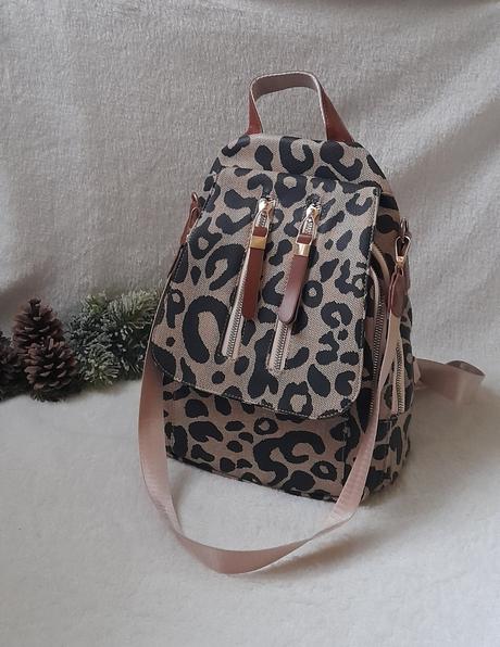 Leopardí malý batůžek s popruhem přes rameno, 