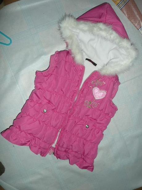 Přechodová až zimní vesta vel 110-122, 122