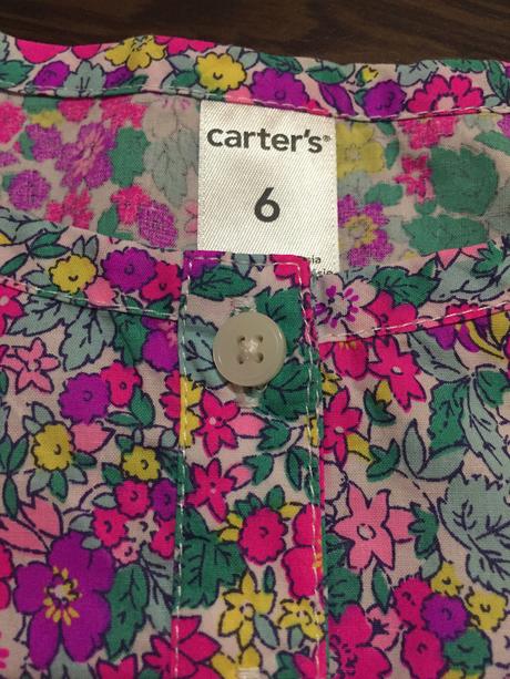 Květované šaty, carter's,110