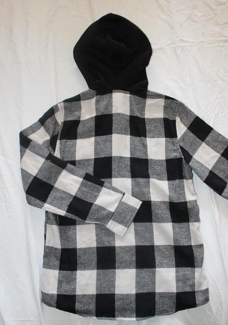 Vb191. káro košile s kapucí 12 let, fishbone,152
