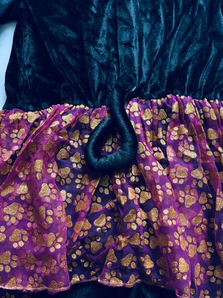 An24/ kostým kočička semišová - v.11/12 let, 