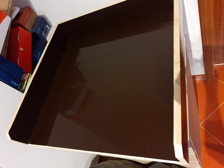 Přebalovací pult na ikea komodu, 