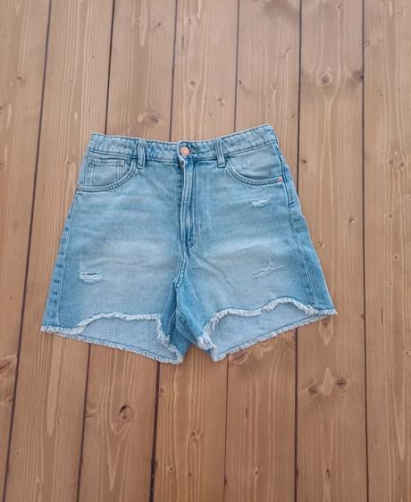 Dívčí džínové kraťasy, h&m,164