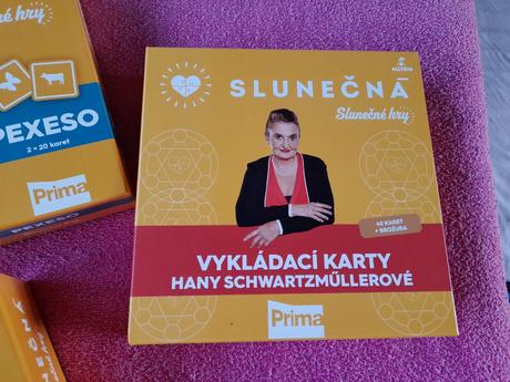 Hra, karty slunečná, podpisové karty, 