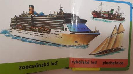 Dětská knížka - doprava,