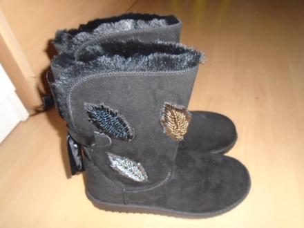 Boty zimní kožíšek teplé vel 38 stélka 24,5cm, 38