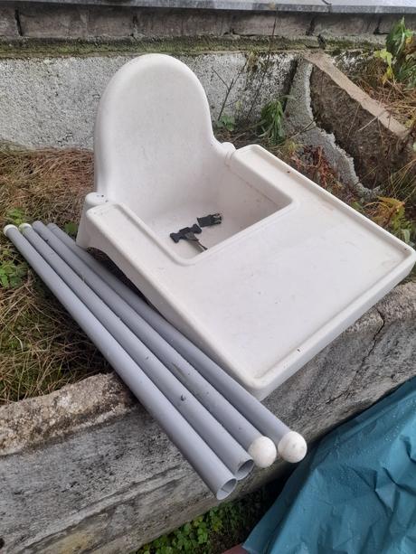 Židlička ikea bílá pro batole, ikea