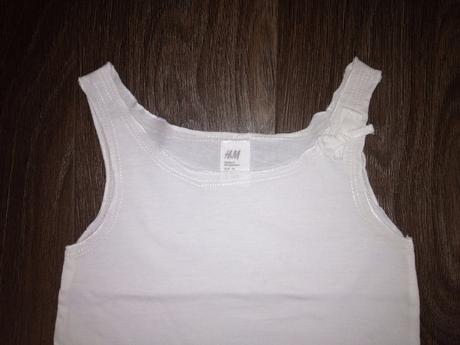Bílé tílko/top, h&m,74