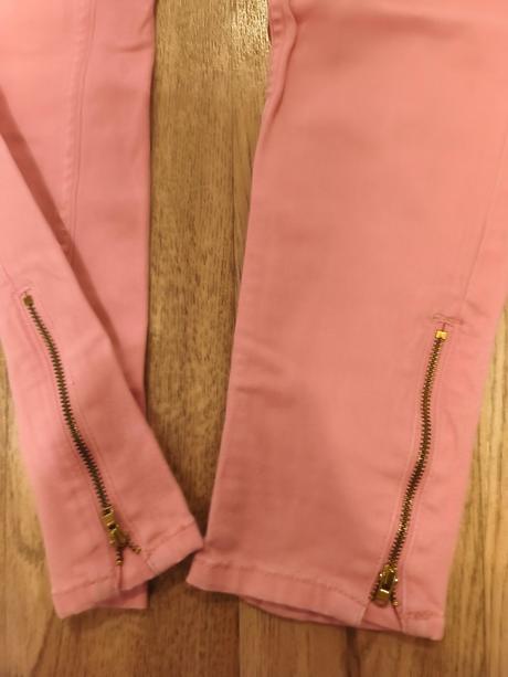 Světle růžové džíny slimky, lindex,170