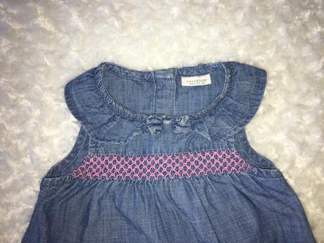 Modré riflové/džínové šaty next, next,74