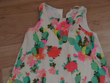 Saty s kvety a podsivkou, h&m,116