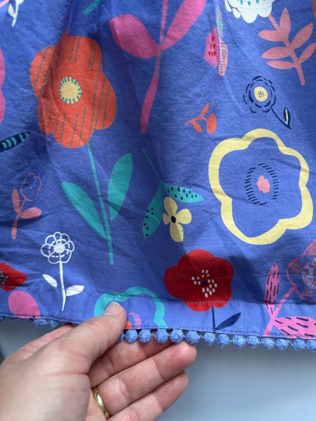 Ob/ šaty modré - v.4-5 let, 110