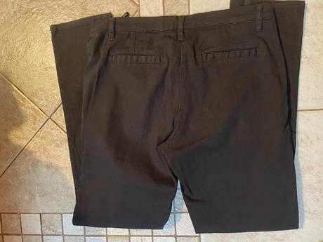 Kalhoty černé vel 42 i kancelářské vysoký pas, esmara,42