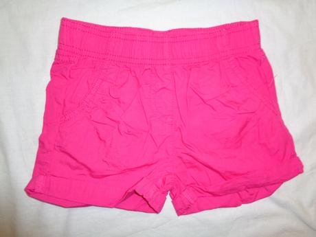 Sytě růžové šortky se širokou gumou 98/104, lupilu,98 / 104