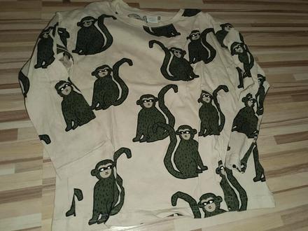 Tričko s opičky 116 lindex, lindex,116