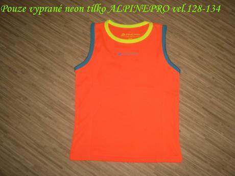 Tílko neon vel.128-134, alpine pro,128