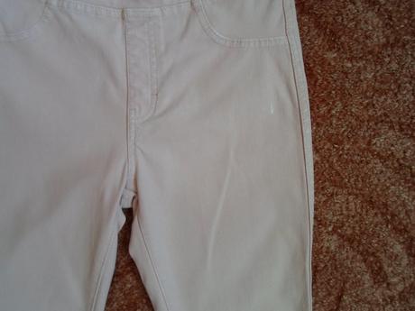 Růžové meruňkové legíny tregíny džegíny kalhoty 3/, h&m,152