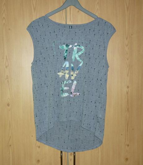 Dámské šedé tílko / tričko takko fashion, takko,m