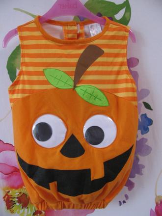 Karnevalový kostým dýně halloween,