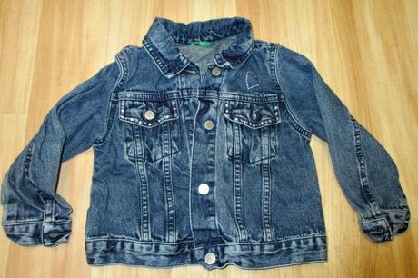 Riflová bunda, benetton,92