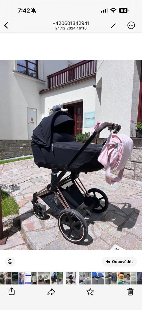 Cybex epriam gold elektro komplet set, cybex,cybex e-priam