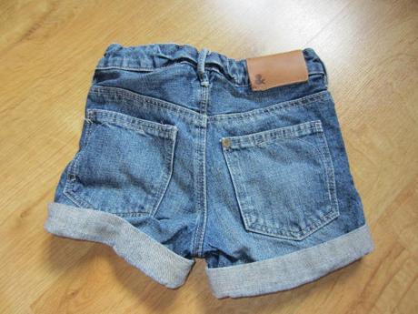 Džínové, riflové kraťásky, šortky, h&m,104