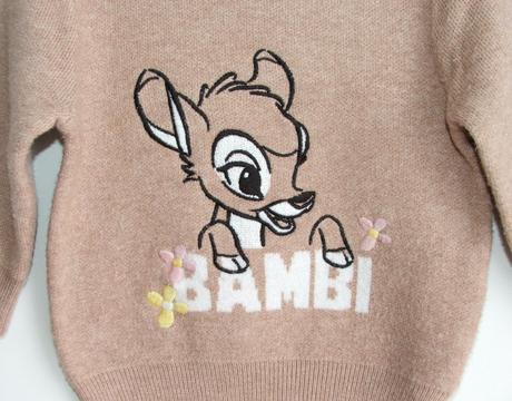 Z196 dívčí svetr s bambi vel. 68, disney,68