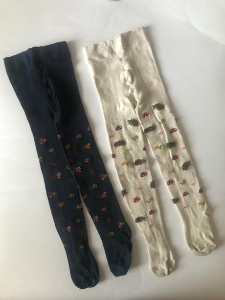 Punčocháčky 98/104 se zvířátky a kytičkami, f&f,98