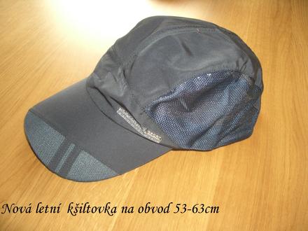 Nová kšiltovka 53-63cm,