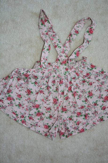 Sukýnkové kraťasy s laclíky, next,80