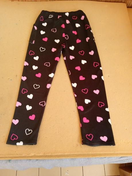 Dětské zateplené legíny - velikost 134/140, 134