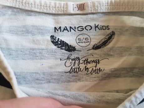 Krásné triko s krajkou, mango,116