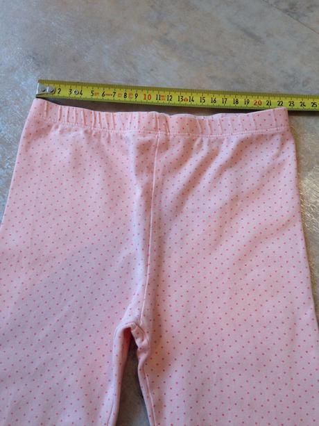  bavlna legíny ff meruňková puntík 18-24měs.krajka, f&f,92