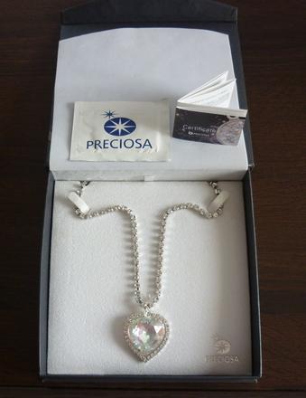 Preciosa třpytivý náhrdelník crystal ab 2025 42,