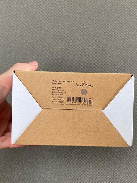 Rosenthal porcelánová soška opice gordon, 11 cm,